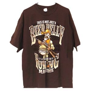 Brown  T-shirt , 2XL